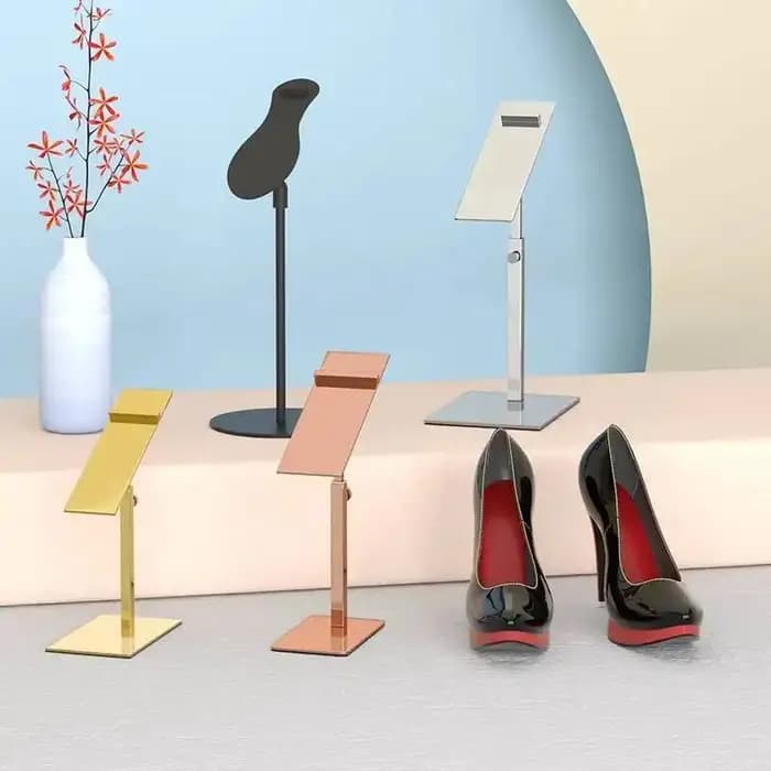 1 pièce Présentoir à chaussures commercial pour magasin de chaussures