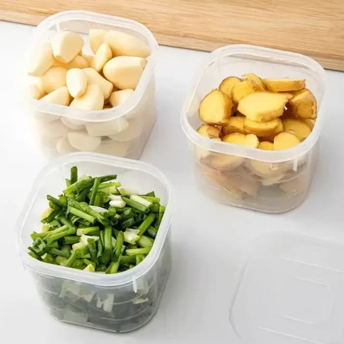 Boîte de rangement alimentaire pour réfrigérateur à 6 compartiments avec couvercle