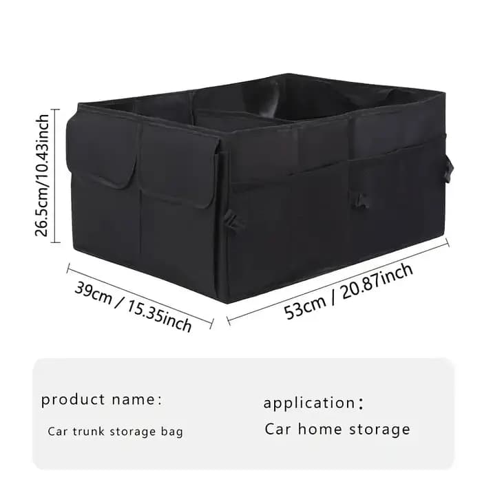 Boîte de rangement de voiture pliable multifonctionnelle
