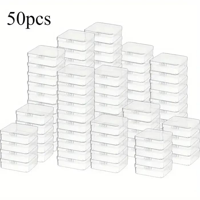 Ensemble de 50 boîtes de rangement de petite taille