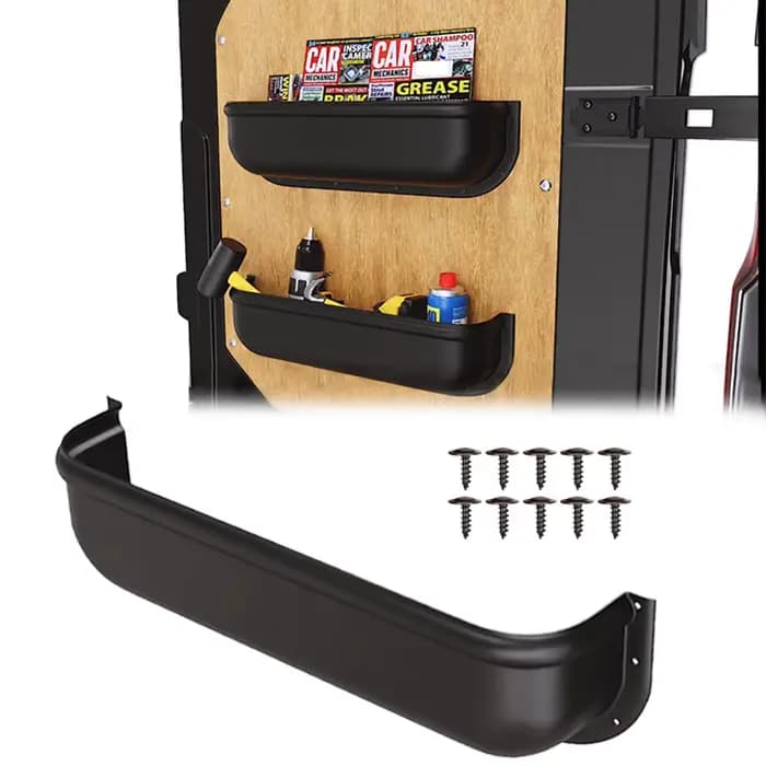 Boîte de rangement pour poignée de porte de voiture, boîte de rangement pour porte de camping-car, p