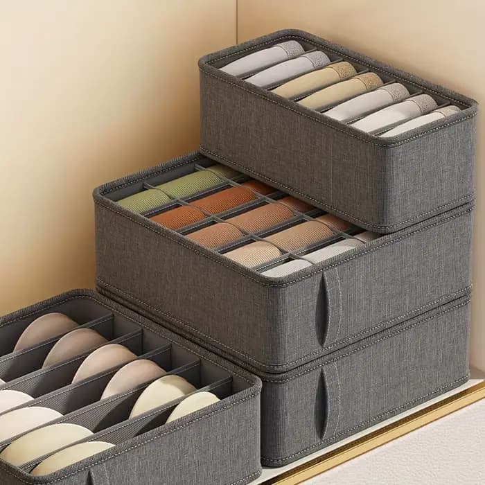 Tiroir organisateur de sous-vêtements chaussettes soutien-gorge pantalons boîte de rangement de vêtements armoire de