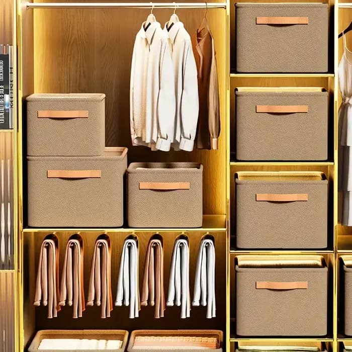 Boîte de rangement de garde-robe pour le rangement dans le placard