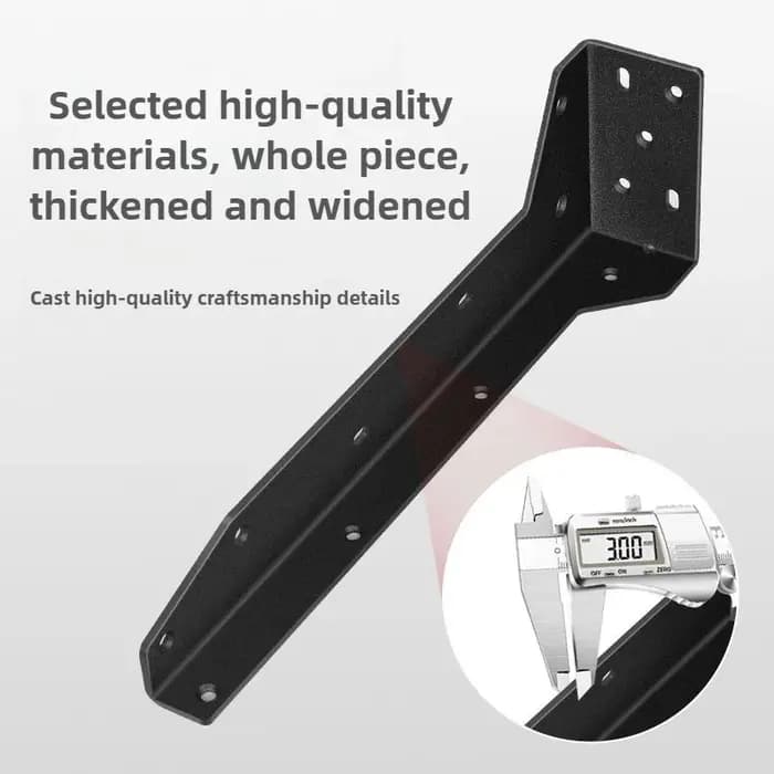 Support d'armoire robuste, étagère triangulaire murale, armoire suspendue épaisse, accessoires fixes, outils d'installation domestique