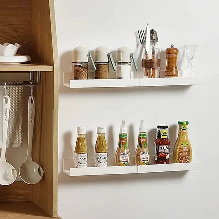 Étagère de salle de bain sans perçage