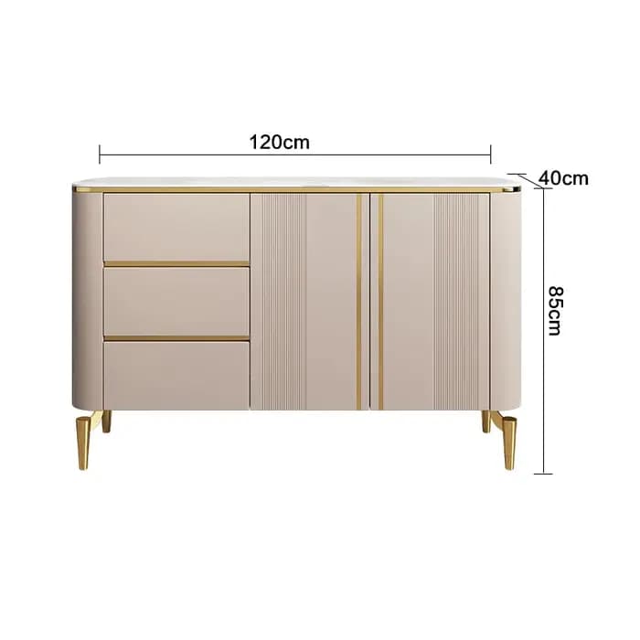Armoire de rangement en marbre pour salle à manger, buffet de salle à manger, armoire d'entrée de salon, table d'appoint simple et moderne, luxe abordable