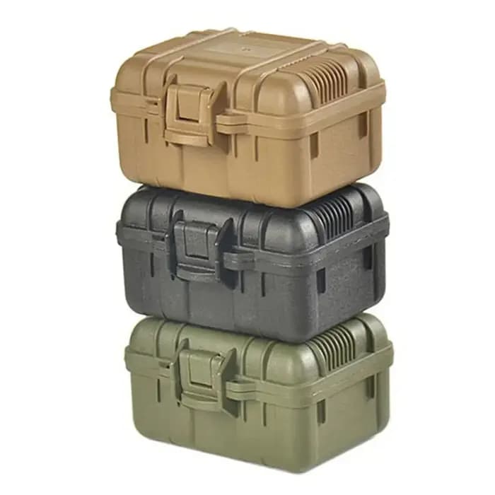 Boîte de rangement extérieure en plastique avec mousse antichoc - Utilisée pour certains articles fragiles