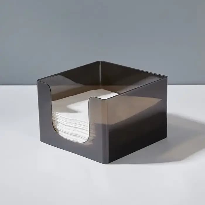 Boîte de rangement de mouchoirs minimaliste carrée