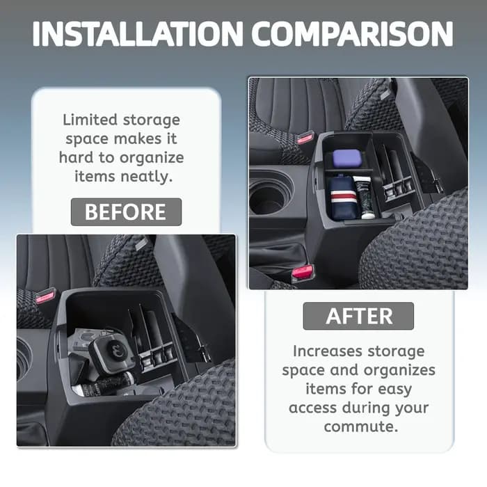 Organisateur de console centrale pour Nissan Frontier 2005-2021