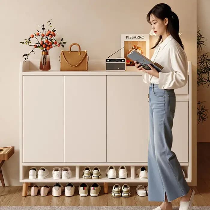 Meuble à chaussures design moderne vertical pour entrée