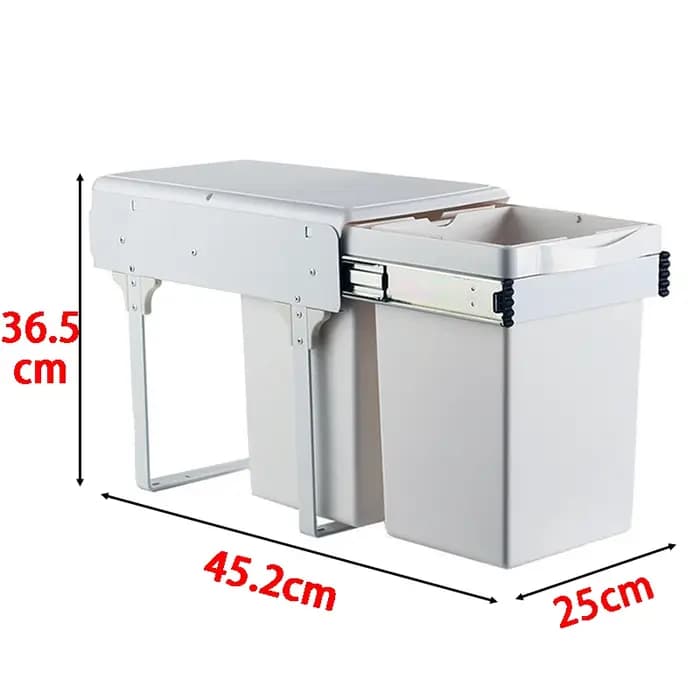 Évier de cuisine poubelle grande armoire de cuisine poubelle de recyclage déchets alimentaires poube