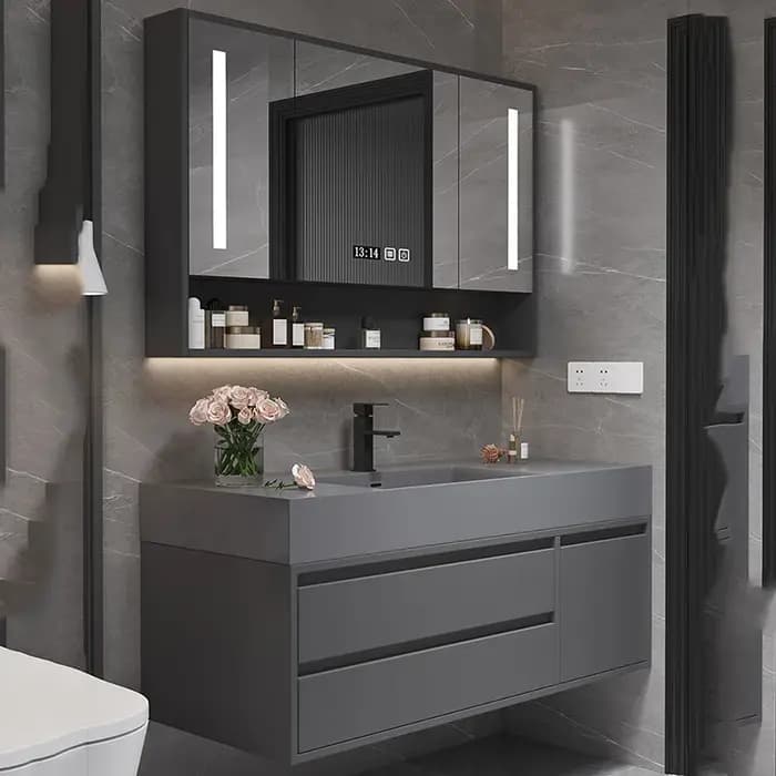 Décorations tiroirs salle de bain armoire plante chine chambre coin