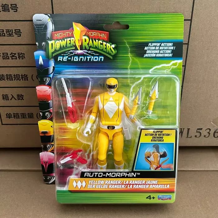 Figurines Mighty Morphin Power Rangers Re-Ignition Auto-Morphin Rita Repulsa Goldar Putty Patroller, Jouets de collection et ornements