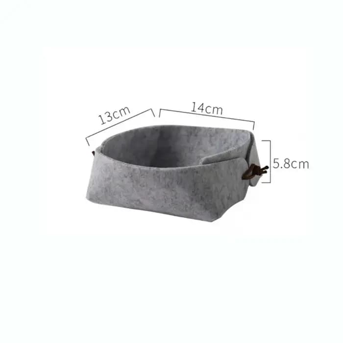 Boîte de rangement pliable pour tiroir d'art en tissu, panier divers, beige, gris, finition ouverte,