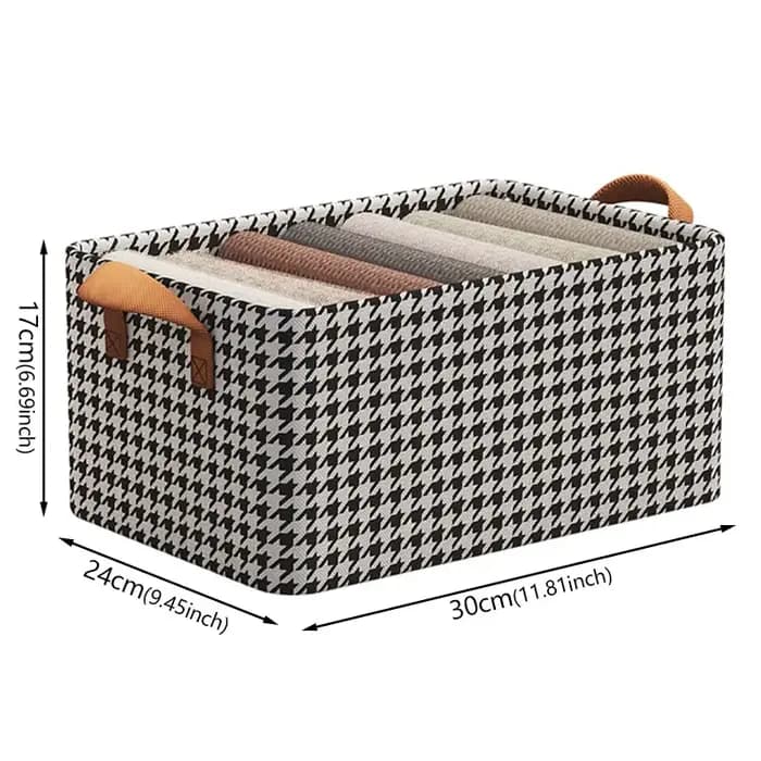 Boîte de rangement pliable en acier pour vêtements