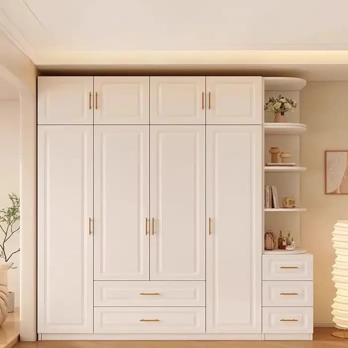 Armoire européenne en bois massif