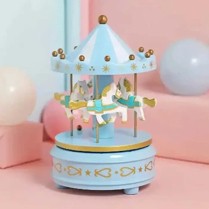 Boîte à musique de carrousel de luxe