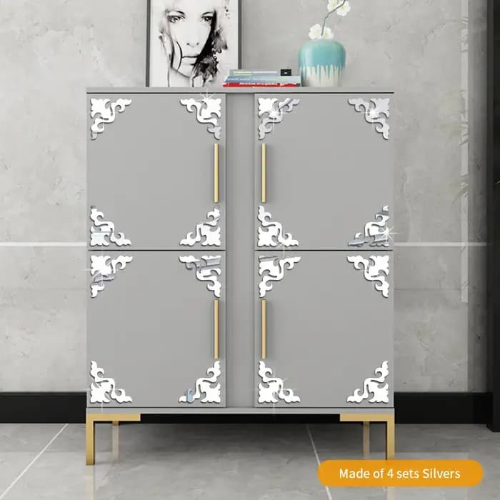Autocollant de miroir de décoration de meubles