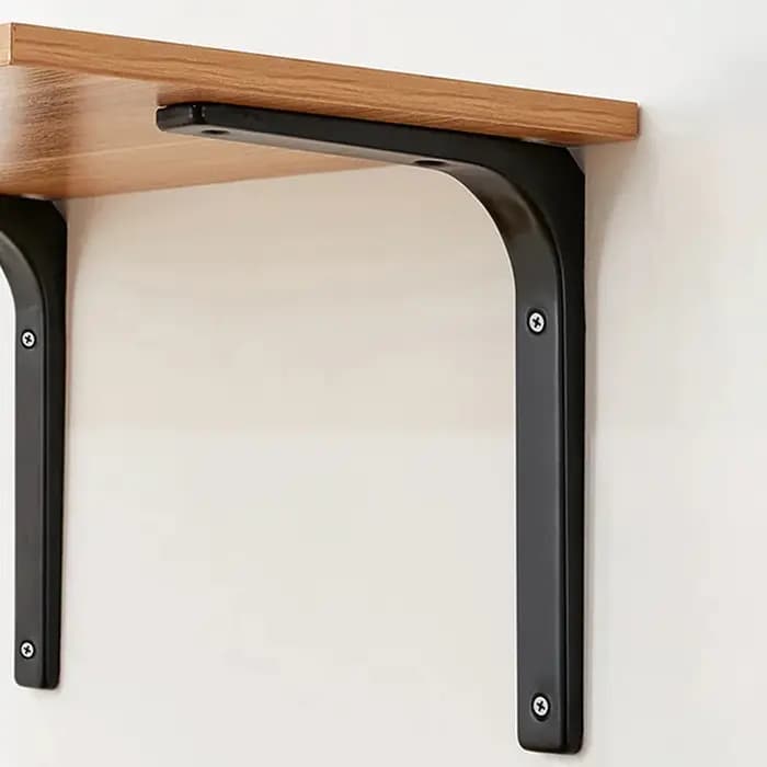 Supports d'étagère flottants en forme de L – Support mural robuste en acier inoxydable