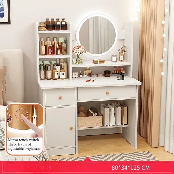 Commode de chambre à coucher moderne et simple avec rangement intégré