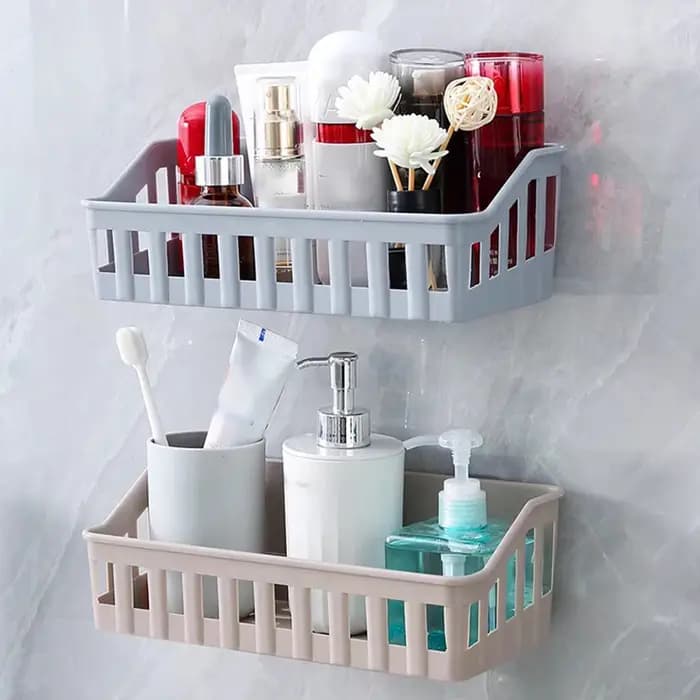 Étagère murale en plastique pour douche