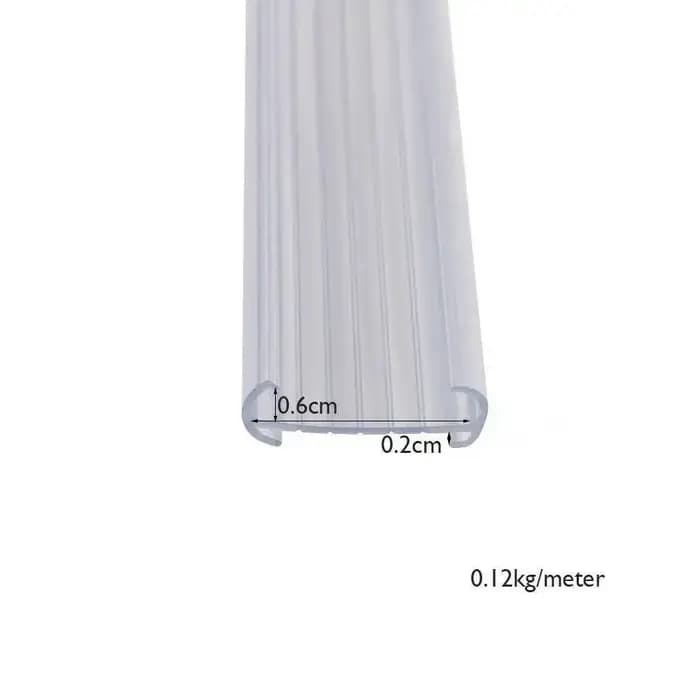 30 pièces Porte-étiquettes de prix pour rayonnages métalliques ouverts de magasin, avec insert pour bande de données