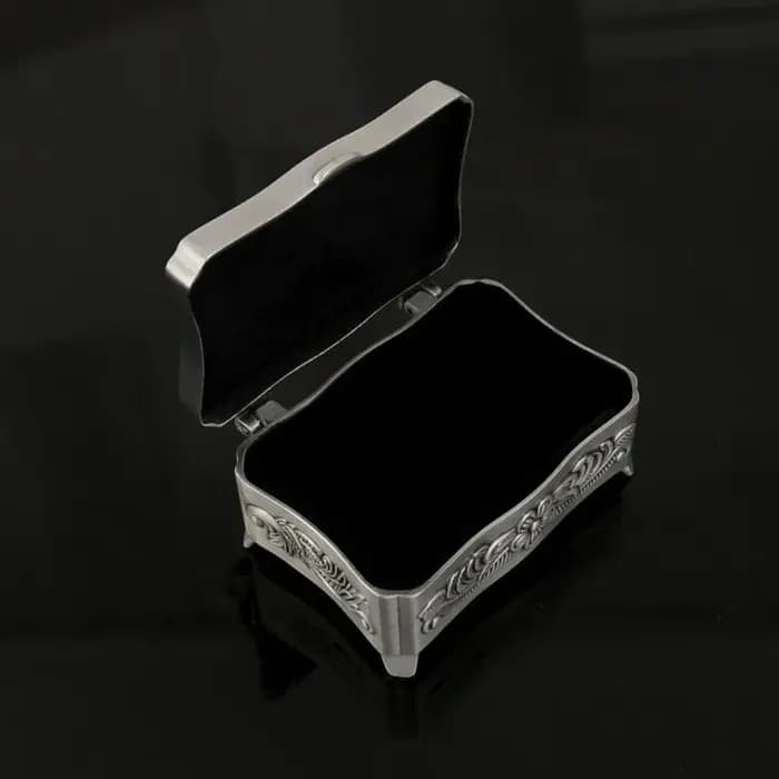Boîte à bijoux carrée, organisateur de rangement pour montres et objets de valeur