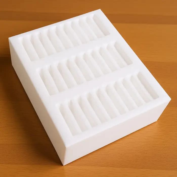 Boîte de rangement multi-compartiments en mousse pour téléphone portable, idéale pour le bureau et l