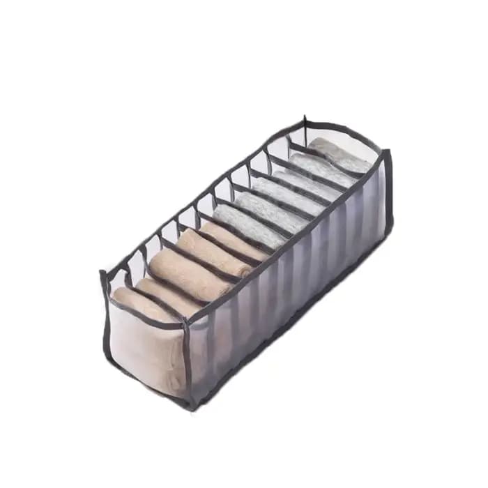 Boîte de rangement pliable en nylon pour sous-vêtements