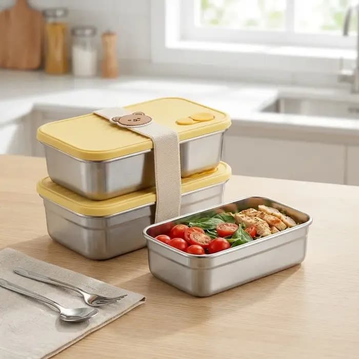 Conteneur alimentaire portable pour salade de fruits