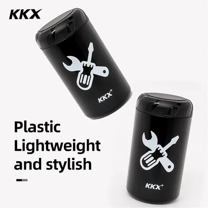 Boîte de rangement capsule KKX pour porte-bidon de vélo – Idéale pour ranger clés