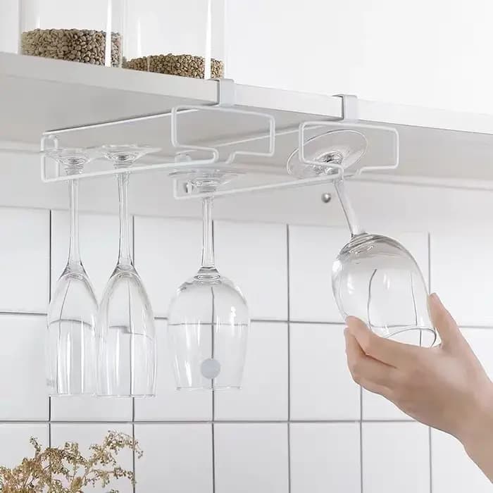 Support de rangement pour verres à vin rouge suspendu