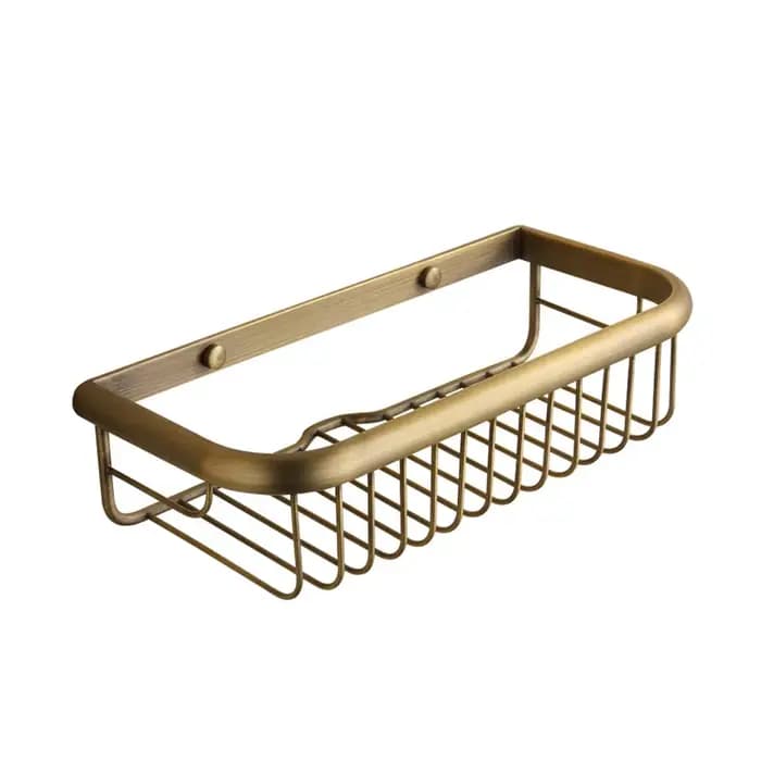 HORegina-Étagère Murale en Laiton Massif Bronze Antique