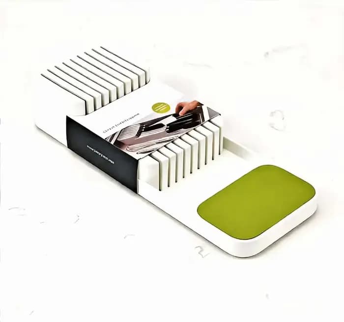 Boîte de rangement pratique pour couteaux à tiroir - Accessoire de cuisine - Support