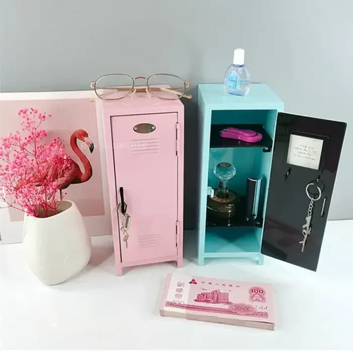 Boîte de rangement en fer pour dortoir