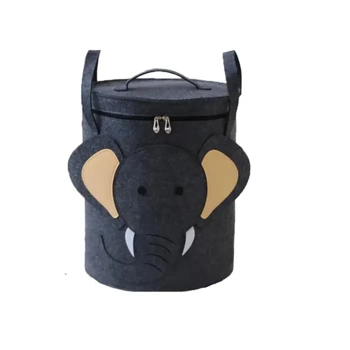 Panier de rangement pour jouets avec couvercle, grande capacité, pliable, pour chambre, salle de jeux, salle de classe, durable, bords arrondis