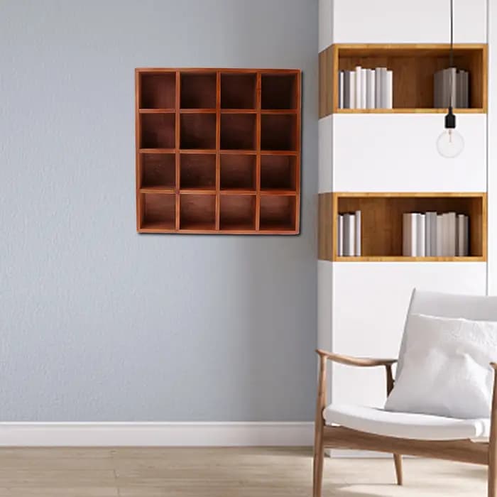 Étagère murale en bois de style Cubby pour la maison