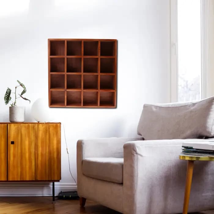 Étagère murale en bois de style Cubby pour la maison
