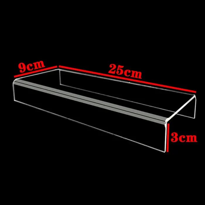 Présentoir en acrylique avec un design multi-niveaux présente parfaitement vos créations de figurines ou de desserts préférées