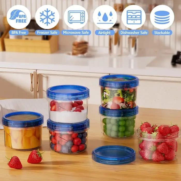 Boîtes de conservation des aliments rondes et hermétiques de 500ML