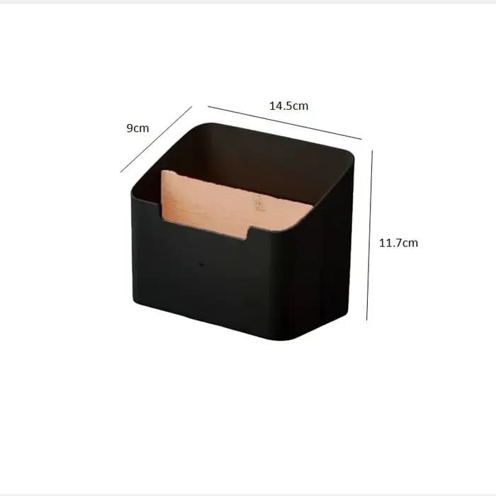 Boîte de rangement de bureau en plastique pour télécommandes, mouchoirs, cosmétiques, fournitures de