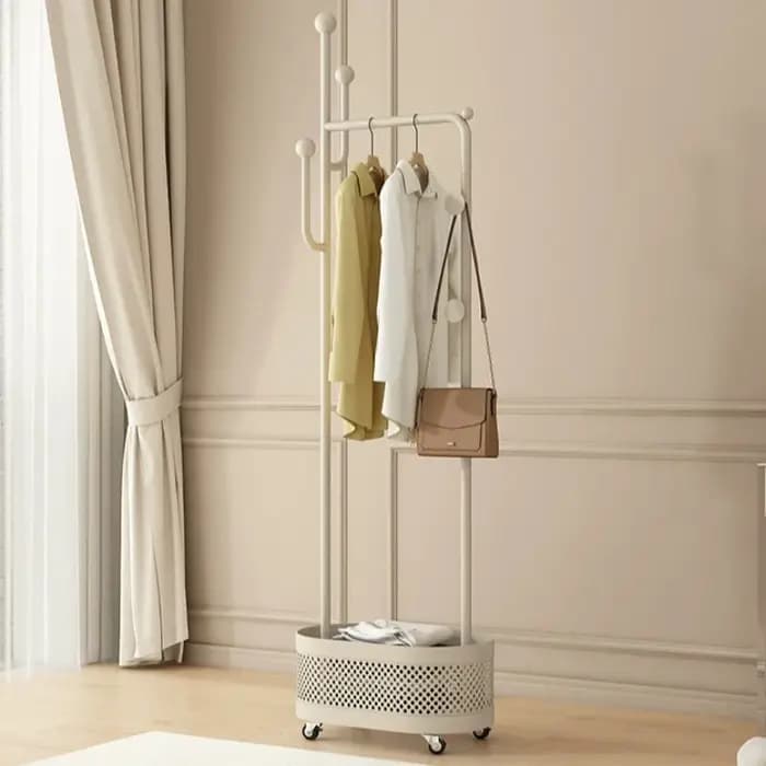 Porte-manteau mural de luxe avec étagère pour entrée