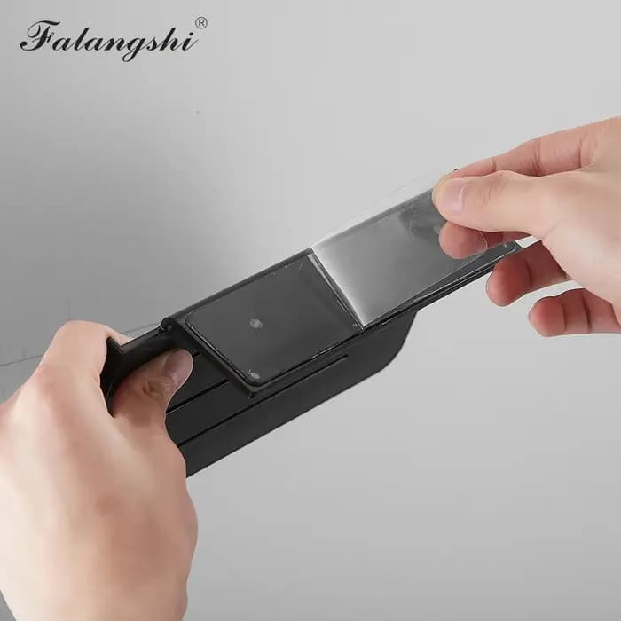 Étagères de rangement en plastique noir T1 HOShelf