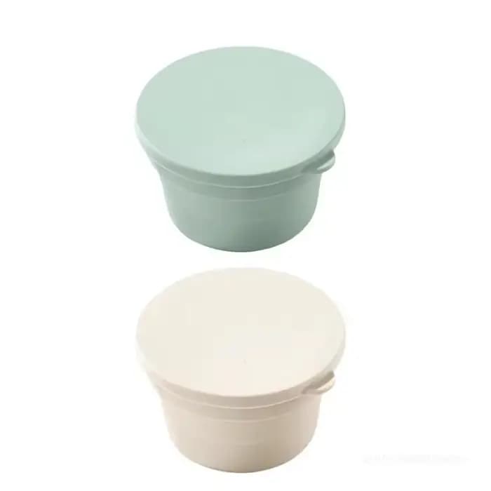 Mélanger la boîte à pâte à Pizza avec couvercle, polyvalent, pliable, antiadhésif, en Silicone, pain