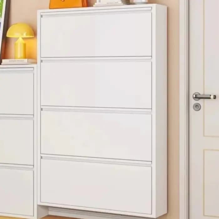 Petit meuble à chaussures multi-compartiments pour balcon