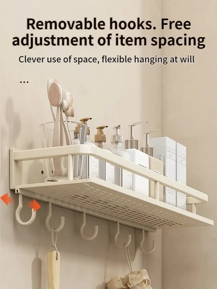 Étagère de salle de bain en aluminium 50CM-60CM