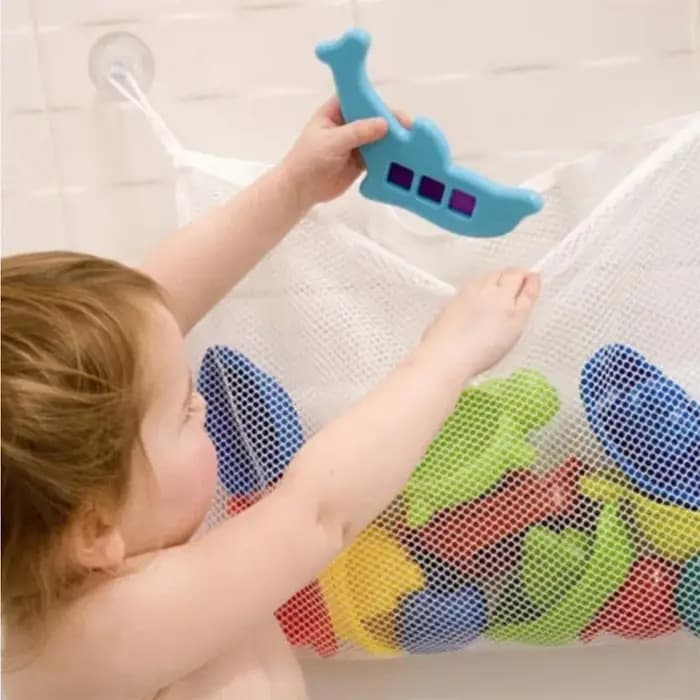 Filet de rangement pour jouets de bain pour enfants