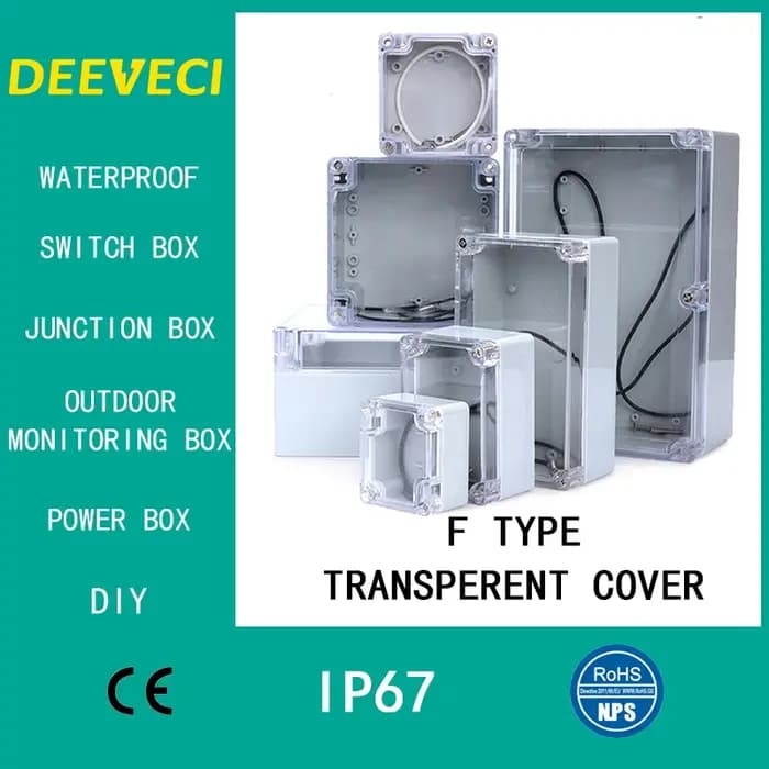 Boîtier extérieur étanche Transparent