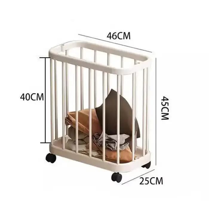 Organisateur de bac de rangement polyvalent avec roues