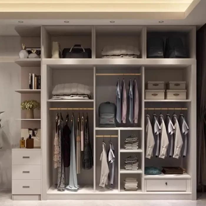 Armoire moderne en bois peu encombrante
